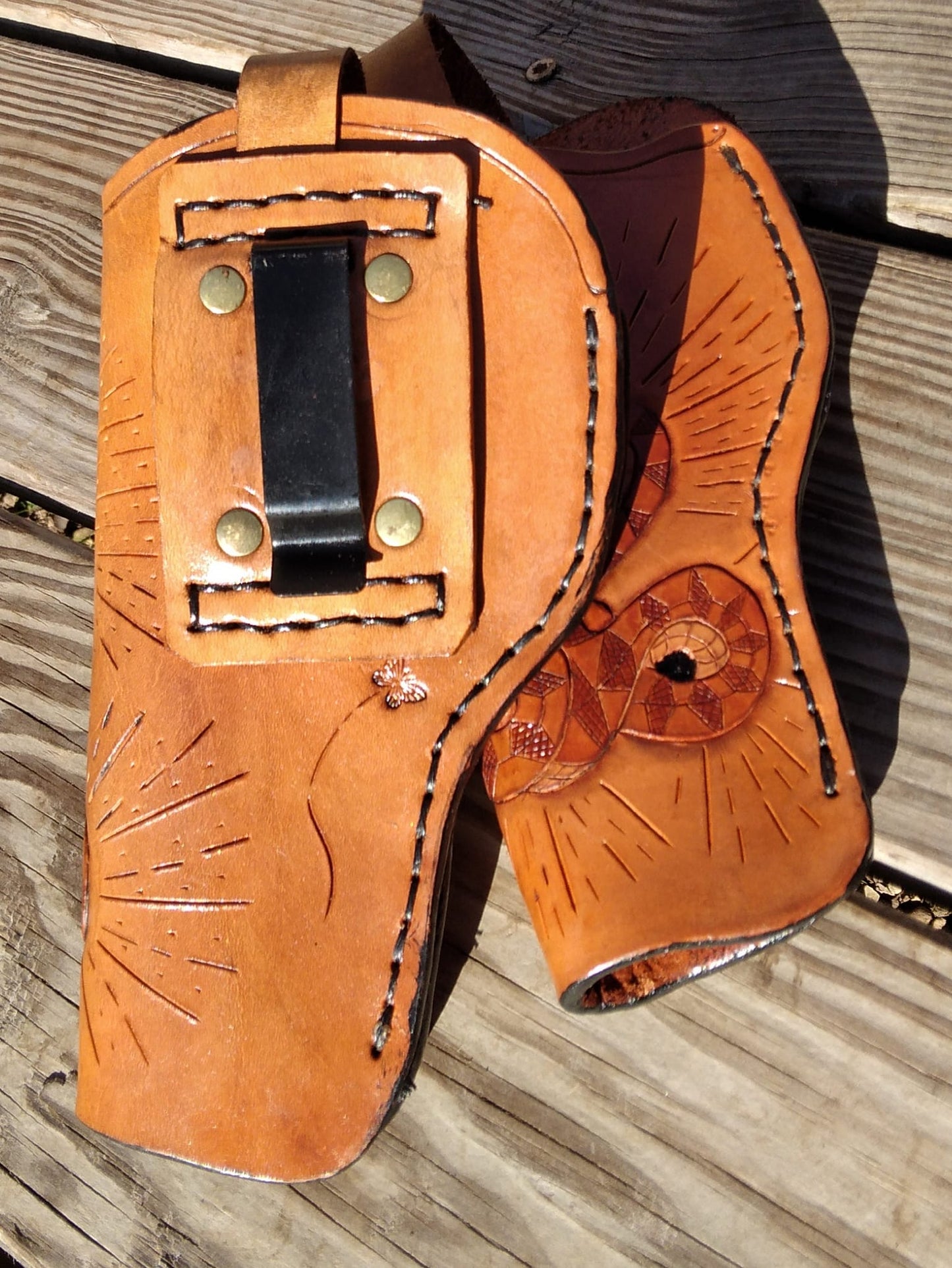 1911 Holster With Heavy Duty Steeel Clip Mount