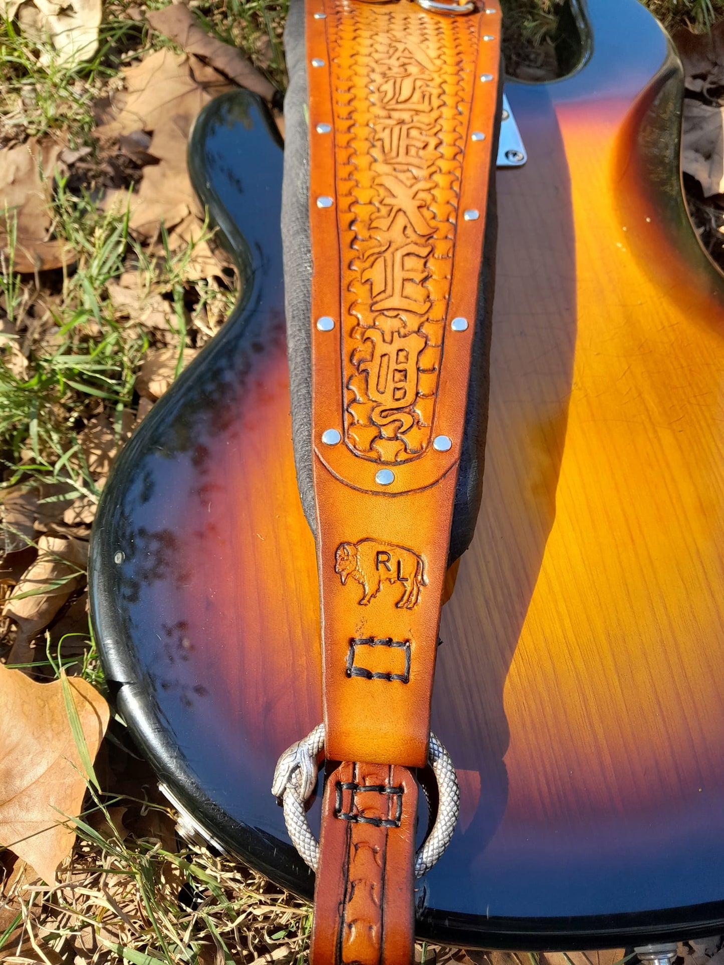 Padded guitar strap