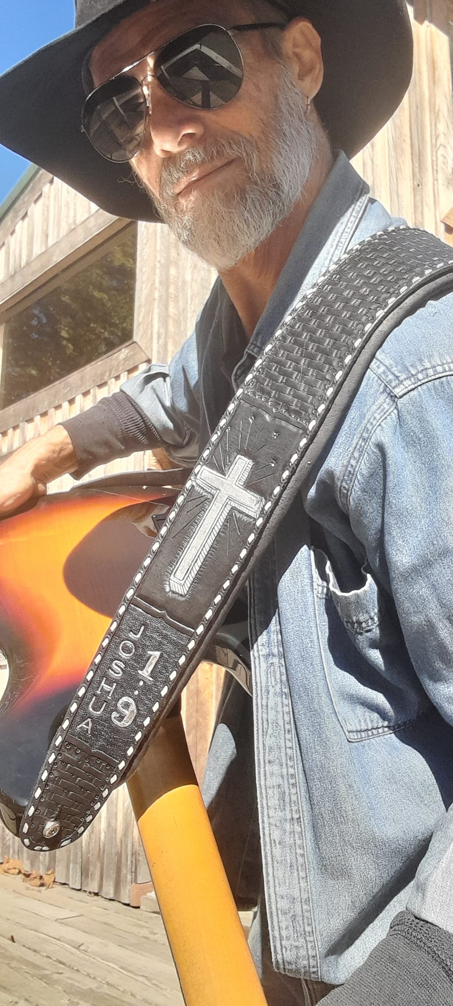 Padded guitar strap