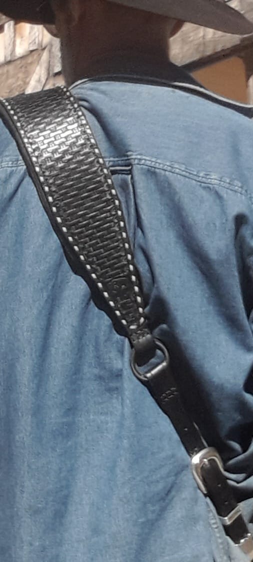 Padded guitar strap