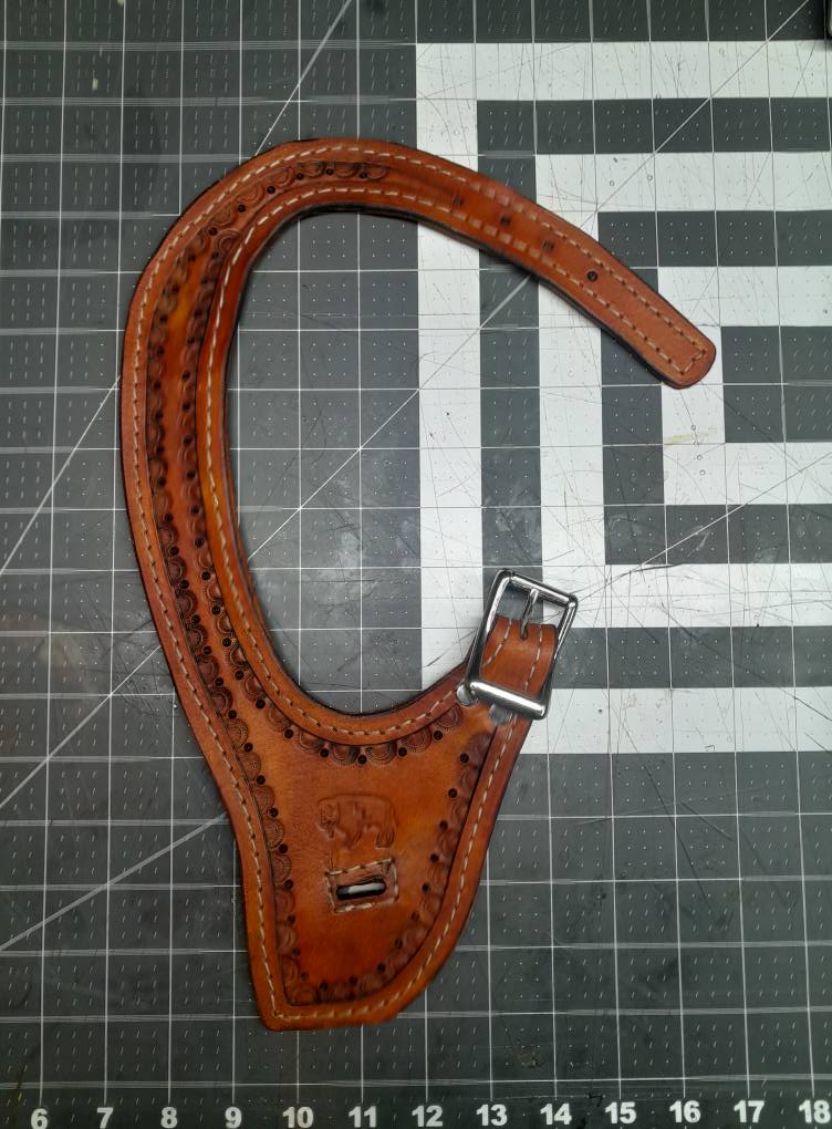 Saddle Holster For Right Hand with Custom Monogram