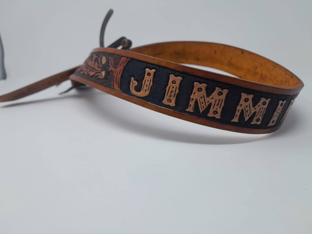 custom monogrammed leather belt