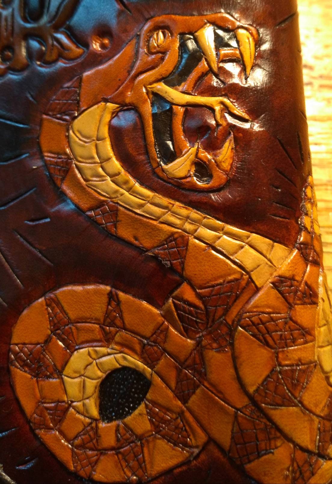 Saddle Holster For Right Hand with Custom Monogram