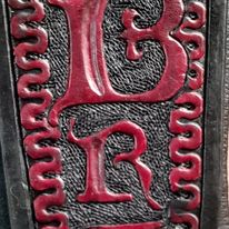 Handmade Padded Monogrammed Bass Guitar Strap