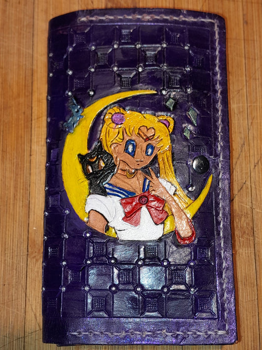 Cell Phone Case Wallet with Sailor Moon