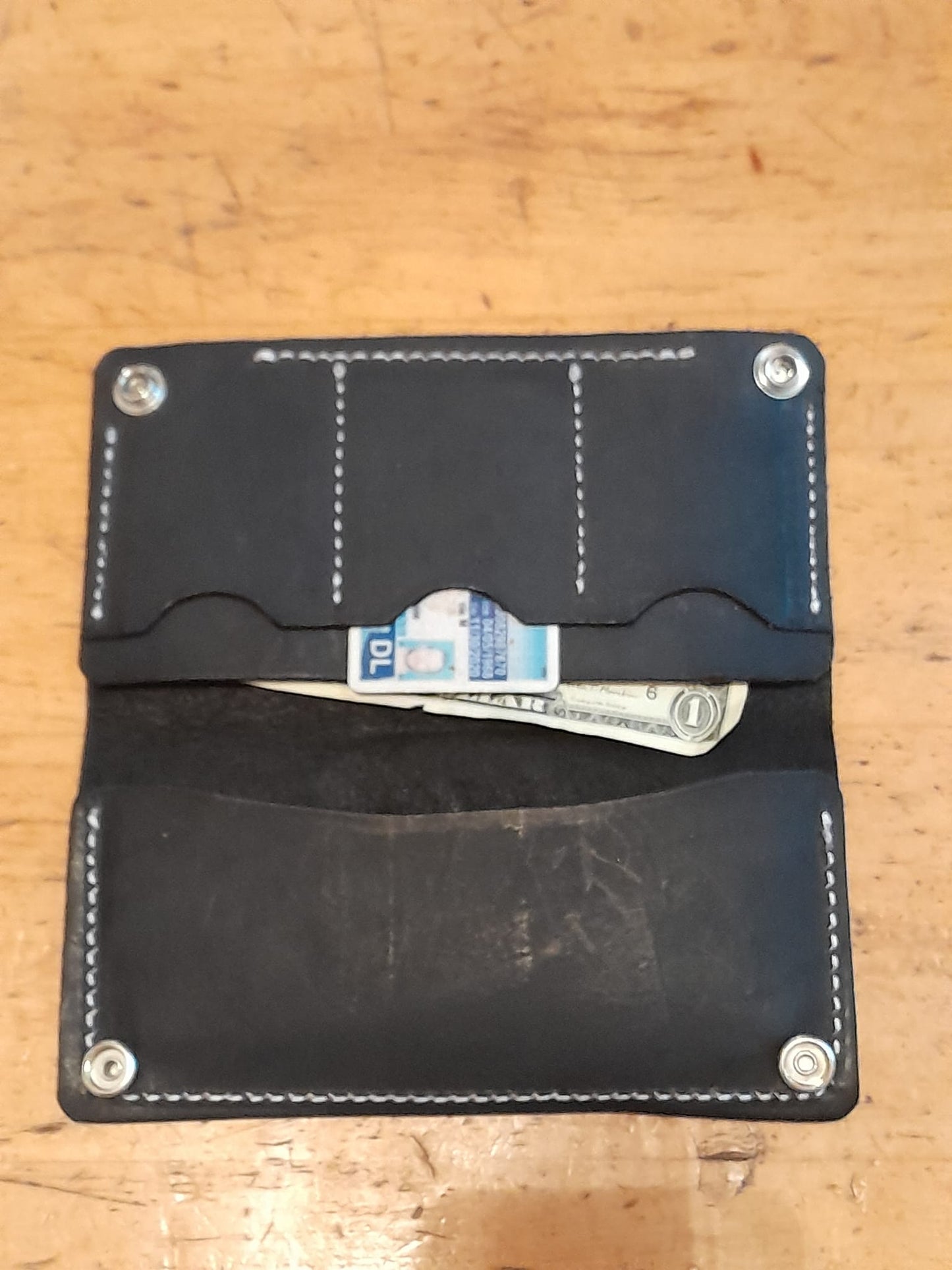 Long Cell Phone Sized Wallet Checkbook