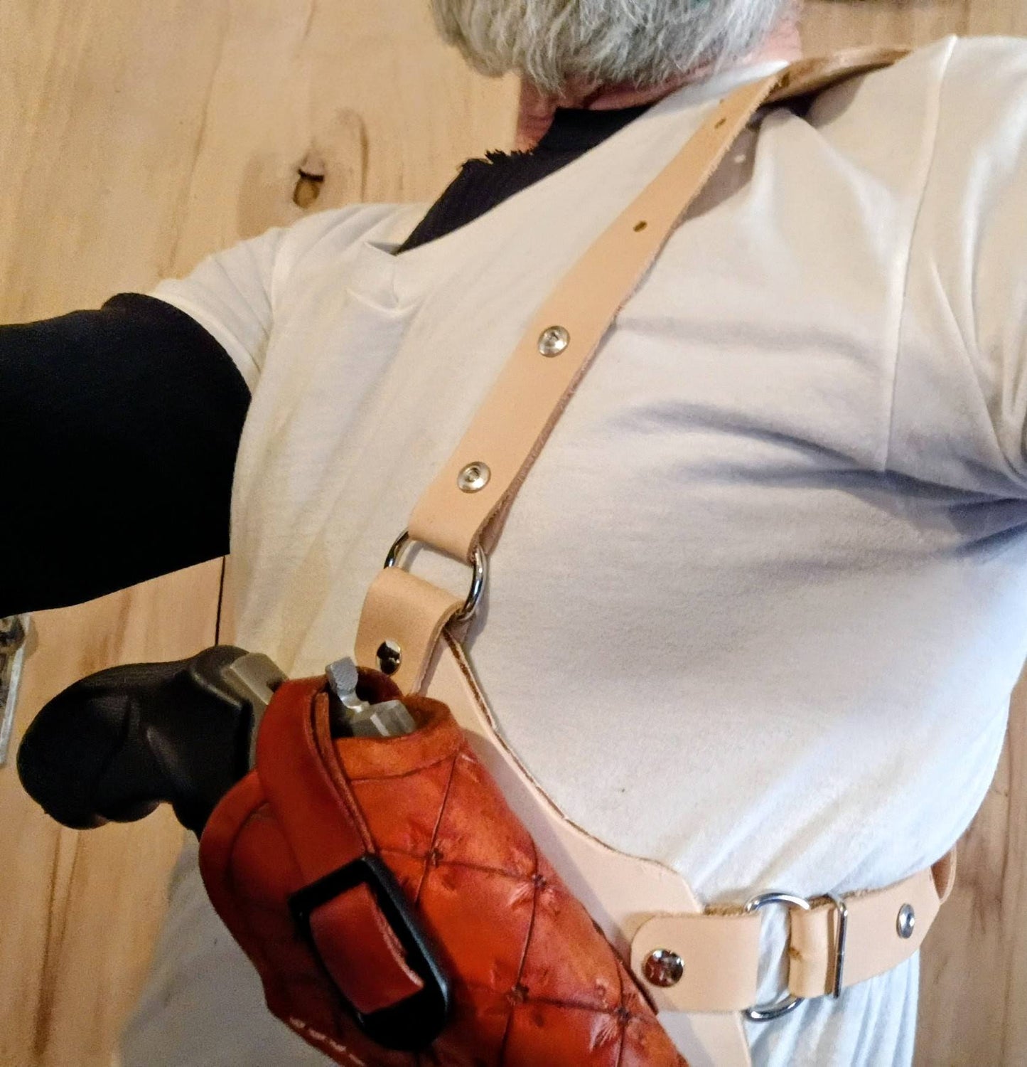 Shoulder Mount Harness with Interchangeable Holster
