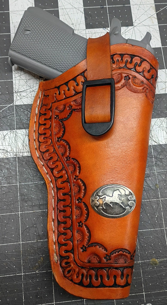 1911 Holster With Heavy Duty Steeel Clip Mount