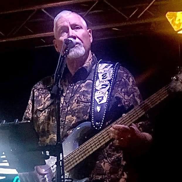 Custom made for Jeff wide diamond stitched padded bass guitar strap