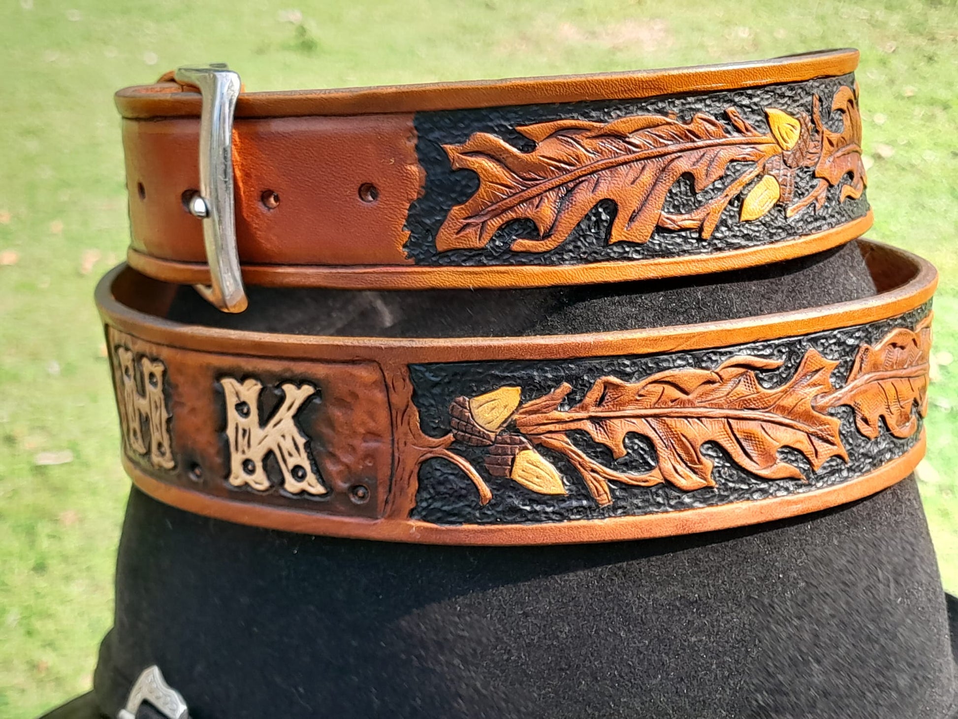 Handmade Monogrammed Belt