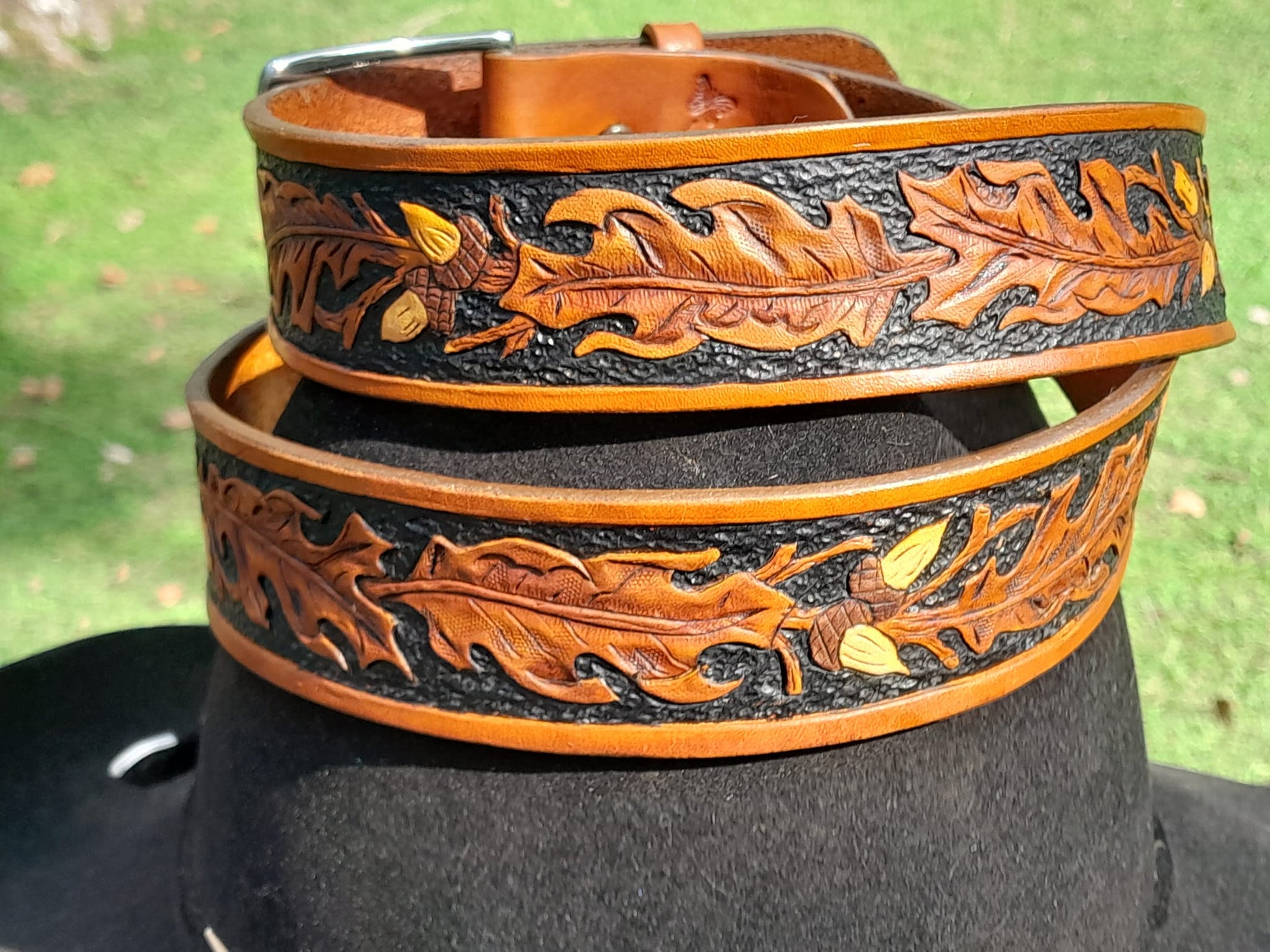 Handmade Monogrammed Belt