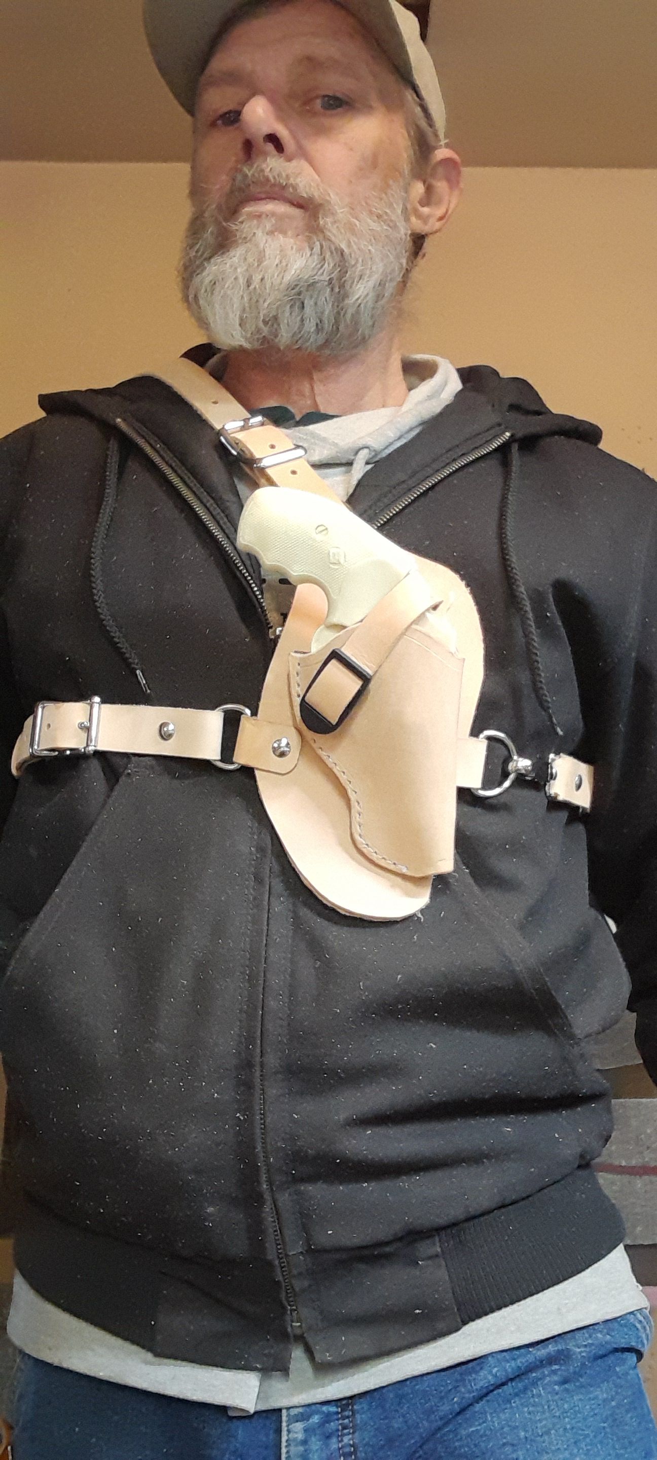 Shoulder Mount Harness with Interchangeable Holster