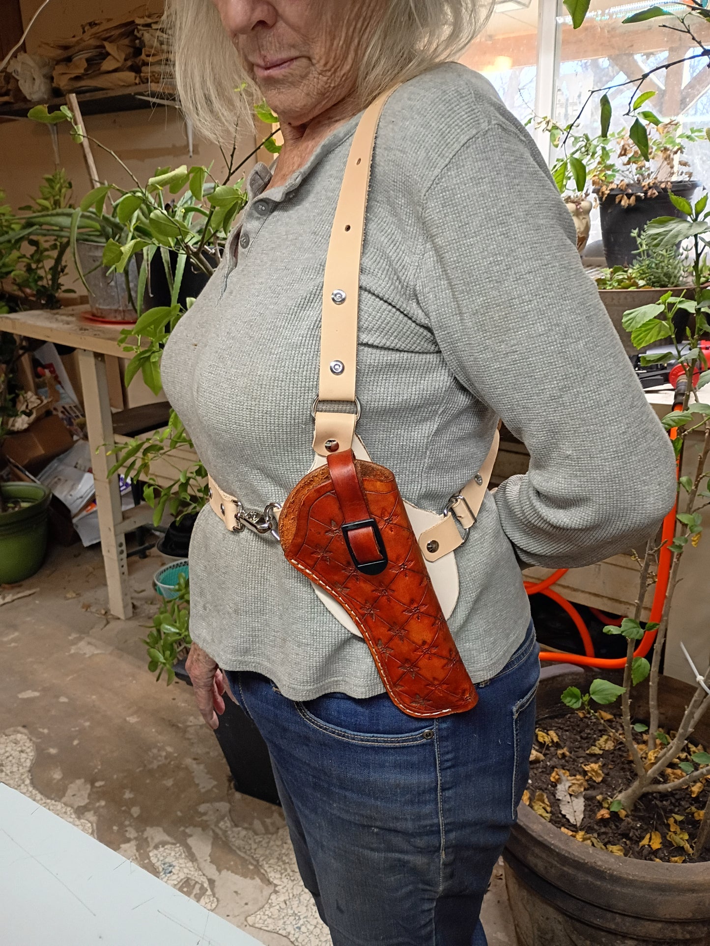 Shoulder Mount Harness with Interchangeable Holster