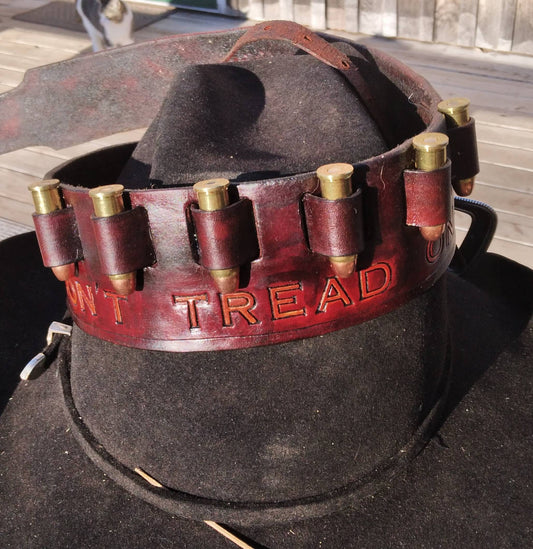 Hand made, classic style cartridge holder gun belt.